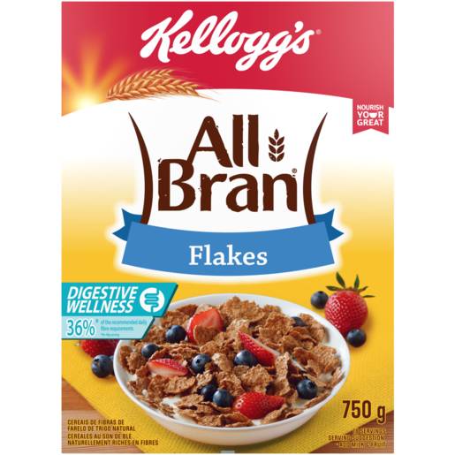 Kellogg's All-Bran Flakes Cereal 750g